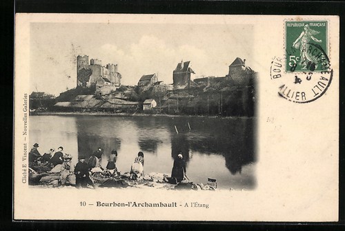 Cpa bourbon archambault a - bourbon-l´archambault,,
