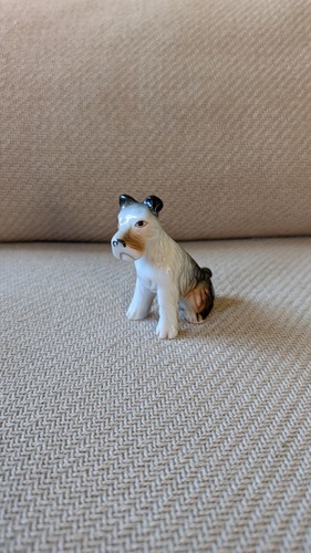 Figurine fox terrier - figurine, chien