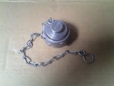 Bouchons raccord pompier symétrique a vérrou Guillemin DN25 Inox, lot de 2 