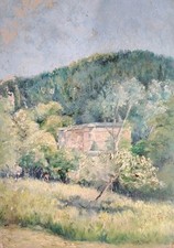 Belle Peinture Sur Carton