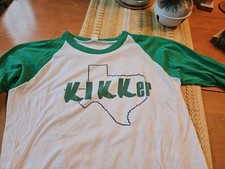 KIKKer Texas 80s Jersey Tee Green White