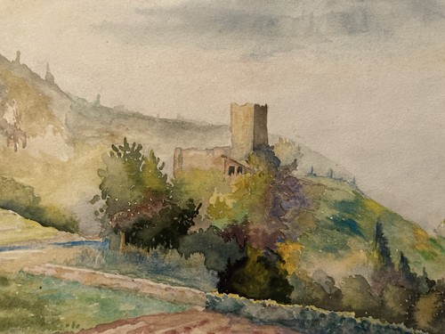 Painting peinture aquarelle - painting,