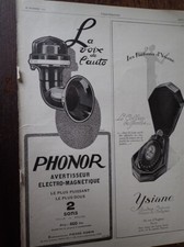 YSIANE PERFUME PEARL NECKLACE + PHONOR car alarm illustration 1926