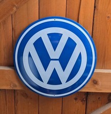 Volkswagen Metal Service Sign. Embossed VW Metal Sign, VW Garage Sign