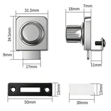 Boulons d'armoire en alliage
