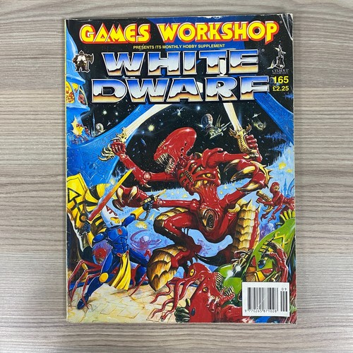 White dwarf issue 165 magazine - white,