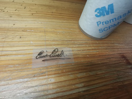 Collant autocollant signature