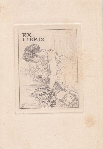 Exlibris livre art - exlibris, armand