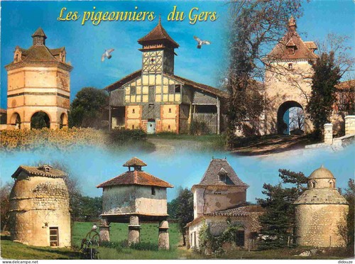 Carte postale pigeonniers - -,