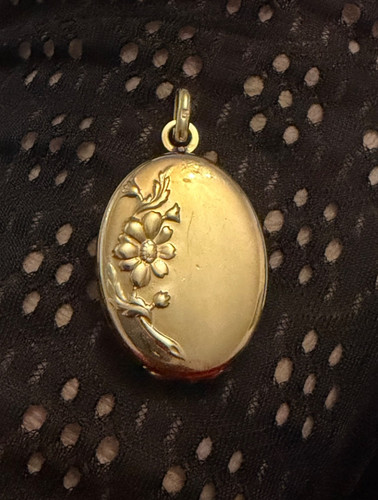 Ancien pendentif double porte - ancien,