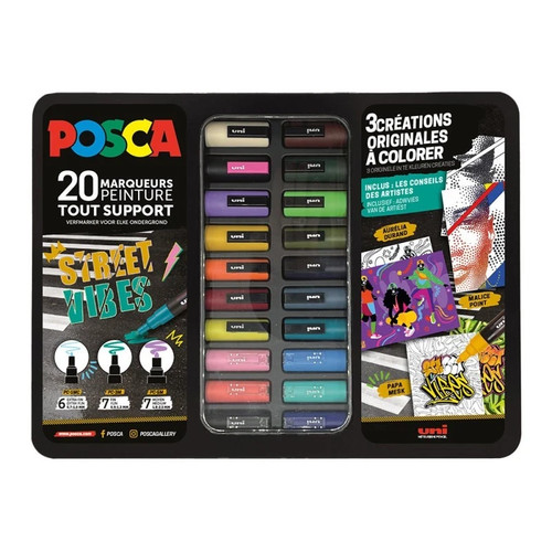 Posca mallette street - posca,