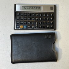 Vintage HP-15C Scientific Programmable Calculator With Sleeve Works Tested