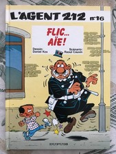 Z3 - L'AGENT 212 - T.16 FLIC AIE ! - DUPUIS - KOX CAUVIN - HUMOUR POLICE BD