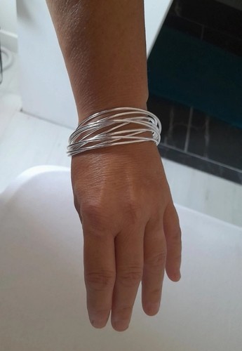 Bracelet 10joncs entrelacés - bracelet,