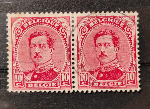 Belgique paire timbres 138 - ,