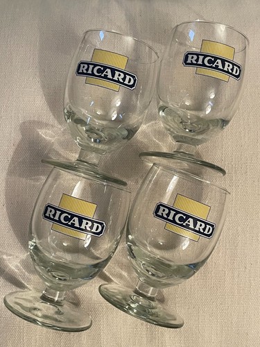 Lot verres ballon ricard - verres,