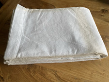 drap  ancien en gros lin : 315 X 202 cm (L26)