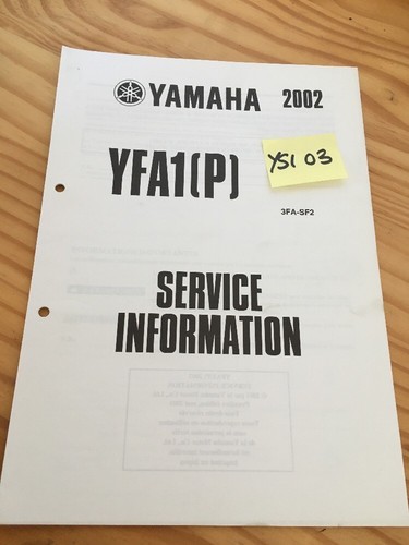 Yamaha yfa1 2002 quad - yamaha,