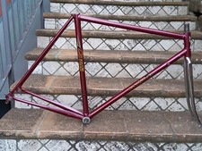 Cadre et fourche en acier CBT Italia Héroïque Colnago Blanc Cinelli Masi Vint