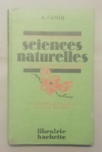 Ancien livre scolaire sciences - ancien,