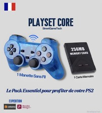 Manette PS2 Sans Fil + Carte
