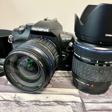 OLYMPUS E-420 Digital SLR Camera w/ Two Zuiko Lenses: 14-42mm & 40-150mm!