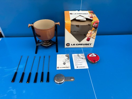 Creuset service fondue - creuset,