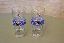🌟 Lot de 2 verres Pastis 51