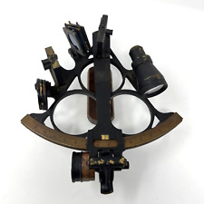 Nautical Brass Sextant DS&S England for Kelvin & Wilfrid O White Boston New York