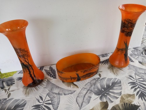Rare ensemble vase - rare, et