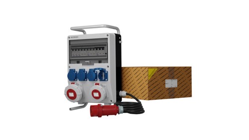 Coffret chantier sur pied - de,