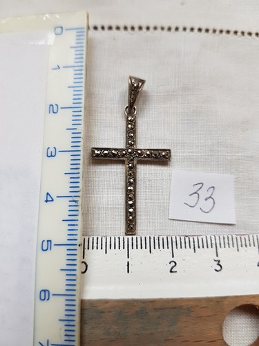 Croix pendentif argent - en,
