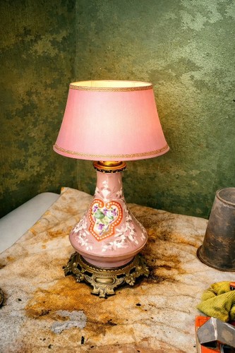 Anciennes grande lampe à - anciennes,