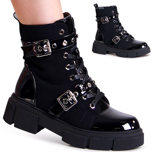 Bottes combat biker à - bottes,