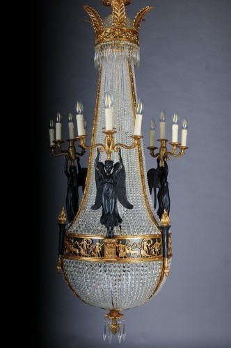 Superbe lustre empire - lustre, victoria