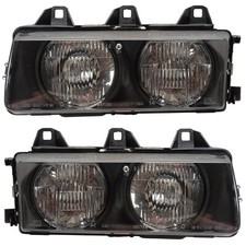 Headlights Front Lamps Pair