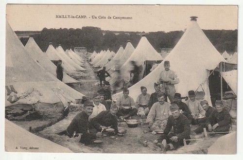 Mailly camp aube cpa 10 - mailly,