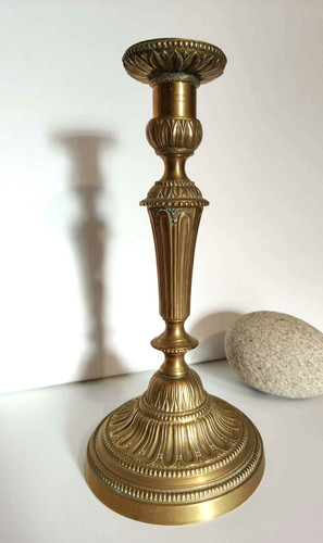 Ancien bougeoir bronze - ancien,
