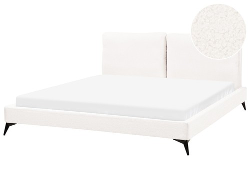 Lit double moderne bouclé - double,
