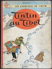 TINTIN au Tibet 4ème plat B29 EO belge 1960 État correct