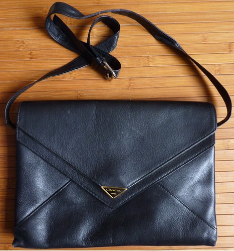 Sac cuir noir lancel paris - noir,