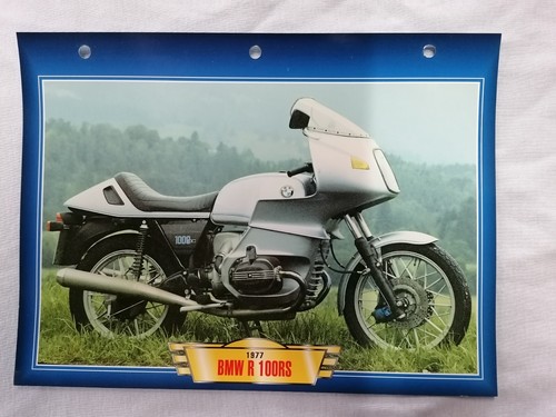 Bmw 100rs fiche moto - fiche, passion