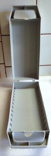 Boite rangement gris clair - de,
