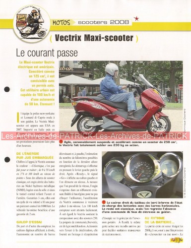 Vectrix maxi scooter - vectrix, maxi-scooter