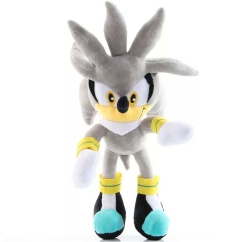 Peluche sonic gris - gris, 30cm