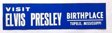MEGA RARE BUMPER STICKER ELVIS