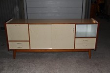 enfilade design retro vintage scandinave bois formica 220x97x59 