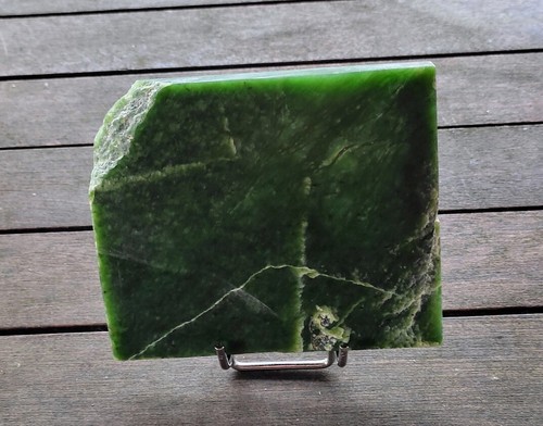Jade néphrite plaque sciée - jade,