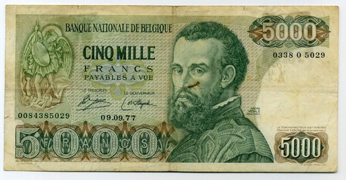 Rare billet de 5000 - ,