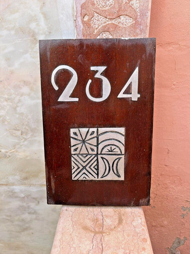 Ancienne plaque porte - plaque,